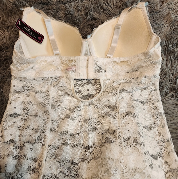 White Lace Lingerie Dress - Picture 9 of 9